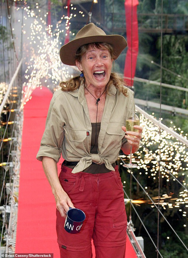 Alongside her presenting, Ms Leeming has become equally well known for her financial troubles ¿ she only appeared on I'm A Celebrity (pictured, in 2006) because she was 'flat broke' ¿ and her cheating husbands