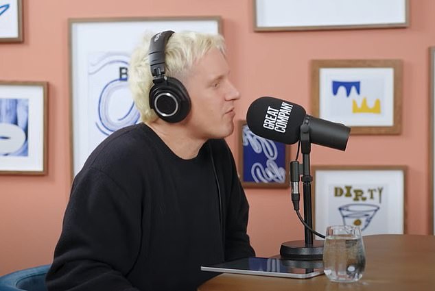 Secret battle: The Radio 1 Dj and podcast host said the prospect of parenthood had spiked his anxiety in the past