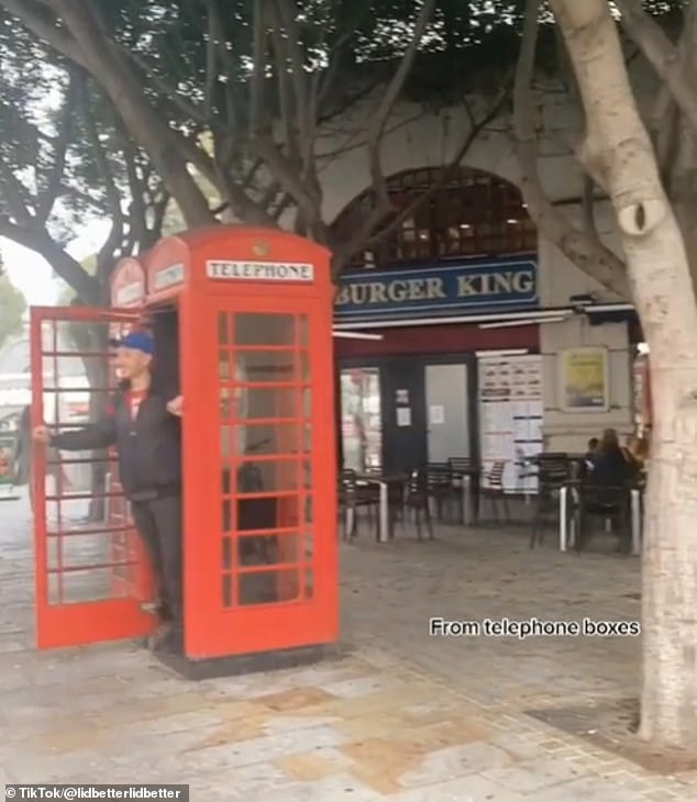 For many, Gibraltar is like the 'UK but in the sun' with telephone boxes (pictured) and hot weather