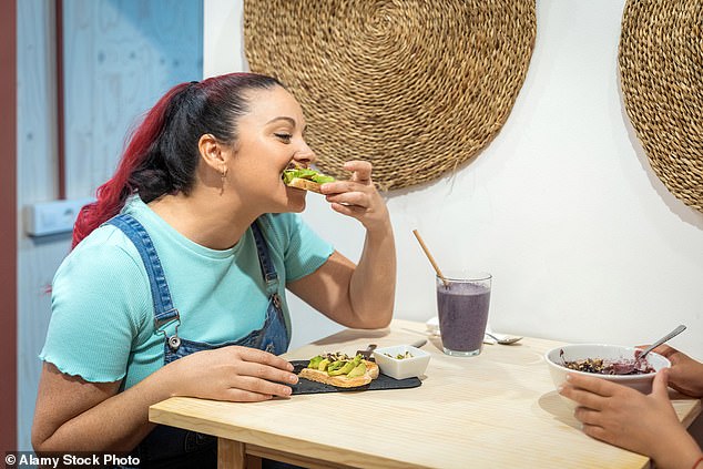 There are also eaters choose to savour the tastiest morsels of their meal till last. Those people can be matched to the 'peak-end theory', which in psychology refers to those who prefer for their final impression of something to be positive (stock photo)