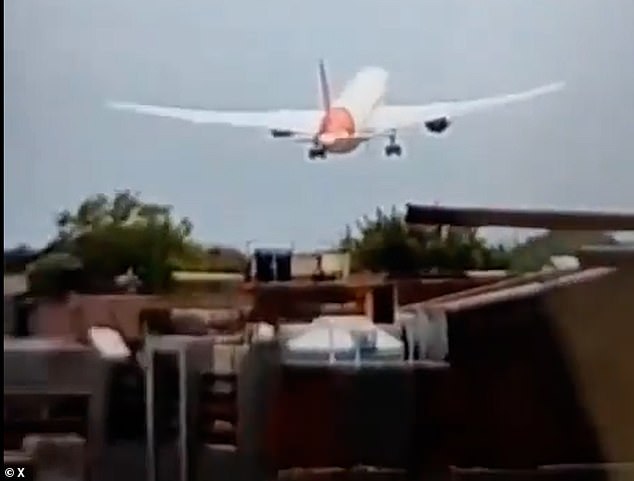 The Air India plane before its devastating crash
