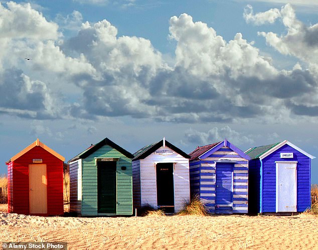 Experts say these candy-coloured huts can be the most expensive property in the UK - if not the world - by square foot