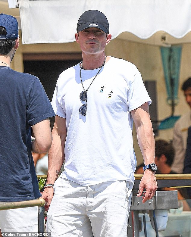 Newly-single Orlando Bloom was unable to completely conceal his wistfulness as he prepared to celebrate Jeff Bezos and Lauren Sanchez's wedding in Venice, Italy