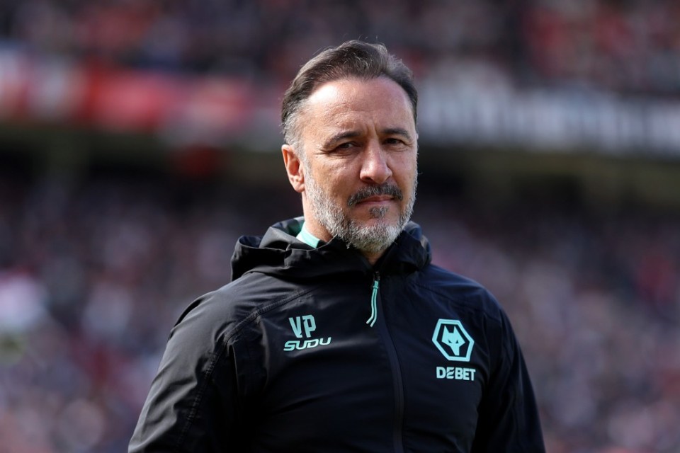 MANCHESTER, ENGLAND - APRIL 20: Vitor Pereira, Manager of Wolverhampton Wanderers, looks on prior to the Premier League match between Manchester United FC and Wolverhampton Wanderers FC at Old Trafford on April 20, 2025 in Manchester, England. (Photo by Wolverhampton Wanderers FC/Wolves via Getty Images)