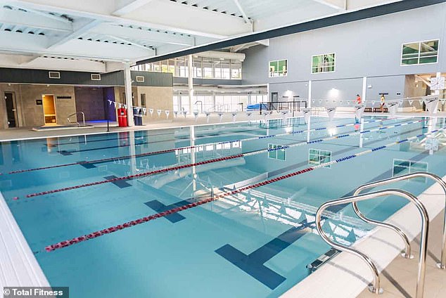 The swimming pool at Total Fitness on West Strand in Preston, where a woman died on Monday