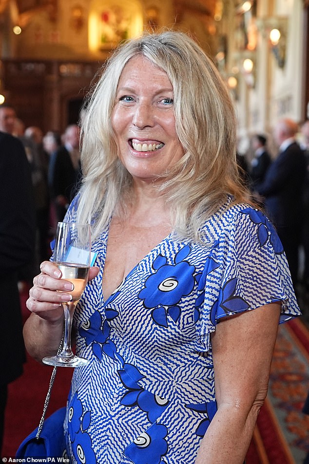 Lisa Kay pictured during a reception for recipients of The King's Award for Enterprise, at Windsor Castle