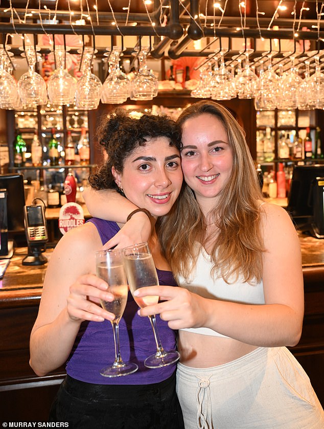 Lucie Dugan, 28, who works in wine, and Anna Fahy, 30, a cosmetics executive, are down from London – having asked ChatGPT where to go