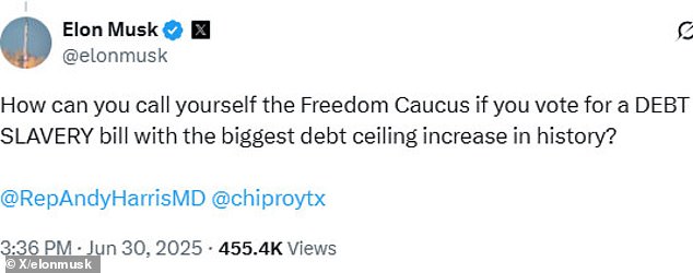 Elon Musk via X