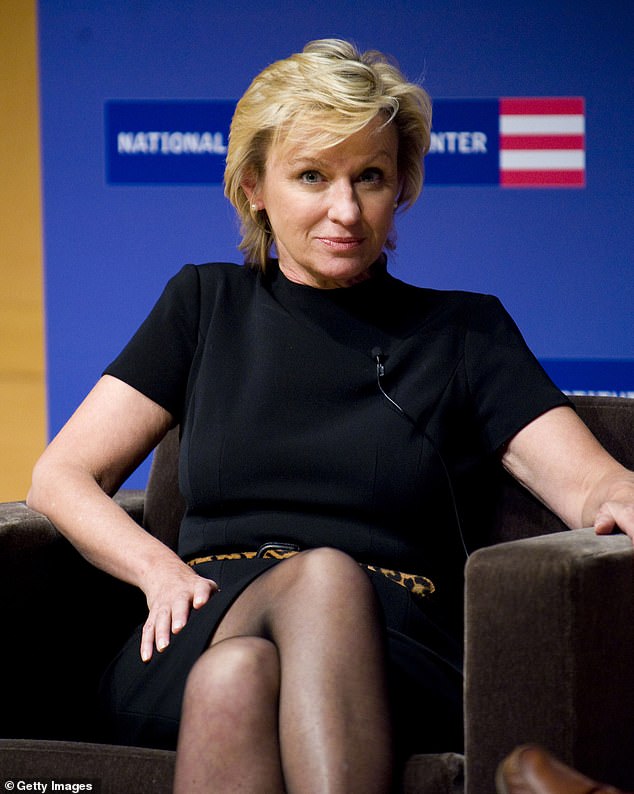 Writing in 'The Palace Papers', royal author Tina Brown (pictured) revealed that William was so concerned about the documentary that he urged his private secretary to stop the images being broadcast