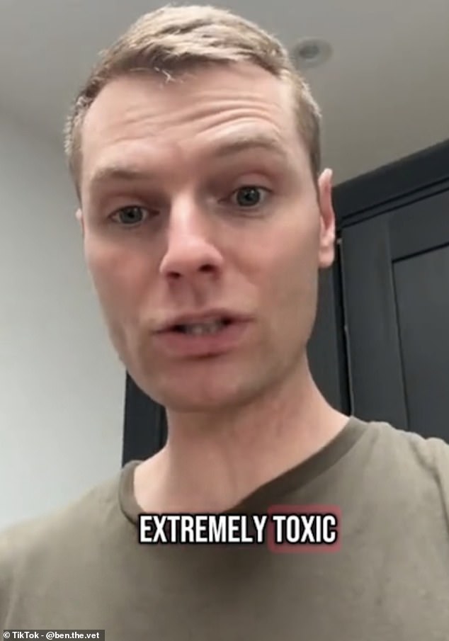 Veterinarian and content creator Ben the Vet (pictured) does not want people to cause harm to their pets