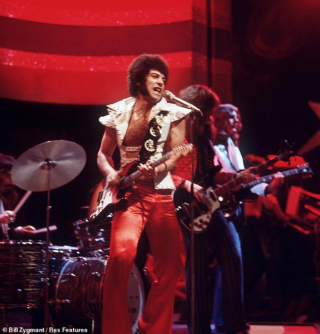 The rock group was formed by Ray Dorset (pictured in 1974)  in 1970 and they were famed for their hit In The Summertime