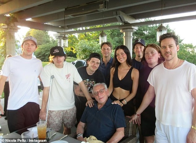 Brooklyn's wife Nicola Peltz has shared another gushing post about her 'most loving father' after throwing Nelson a lavish birthday party over the weekend