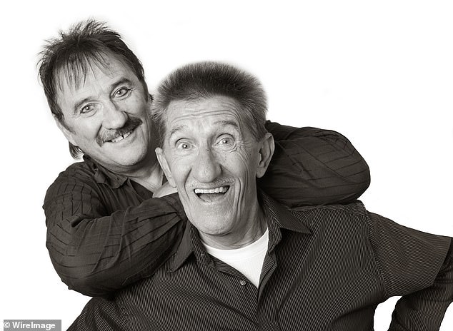 The findings could also help explain the rarity of comedy duos from the same family - such as the Chuckle Brothers (pictured) compared to actors, musicians or writers