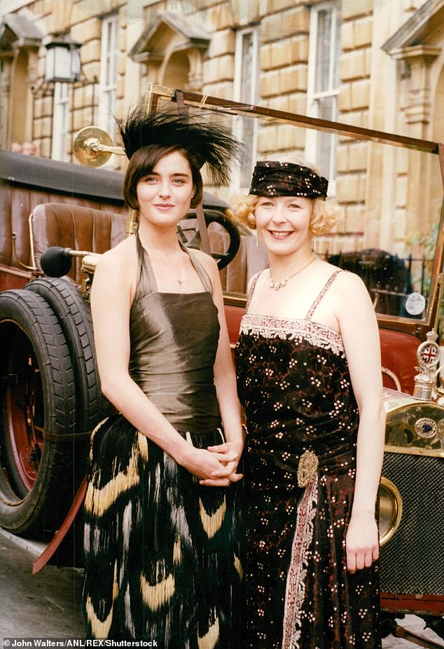 The star, 54, played Evangeline Eliott between 1991 and 1994 in the popular series (pictured with co-star Stella Gonet)