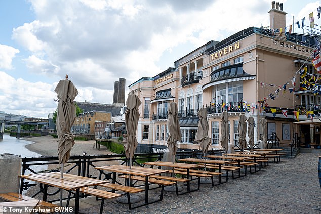 The Trafalgar Tavern has been widely praised for its London riverside setting