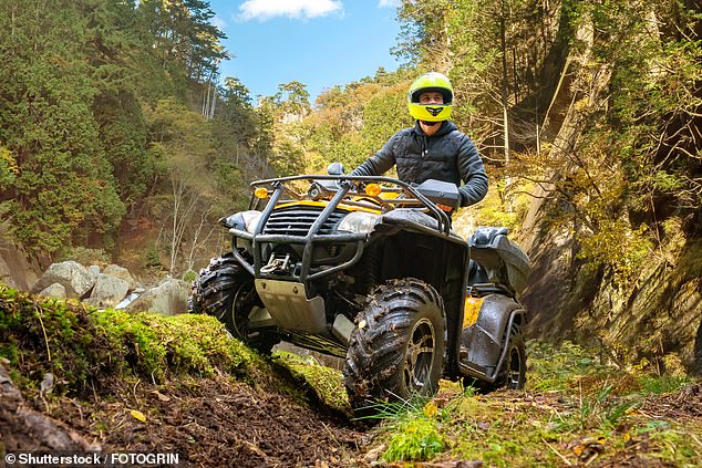 'The human body snaps like a twig if you hit something on a quad bike,' warns our expert...but says if handled sensibly there's no reason tourists can't enjoy them