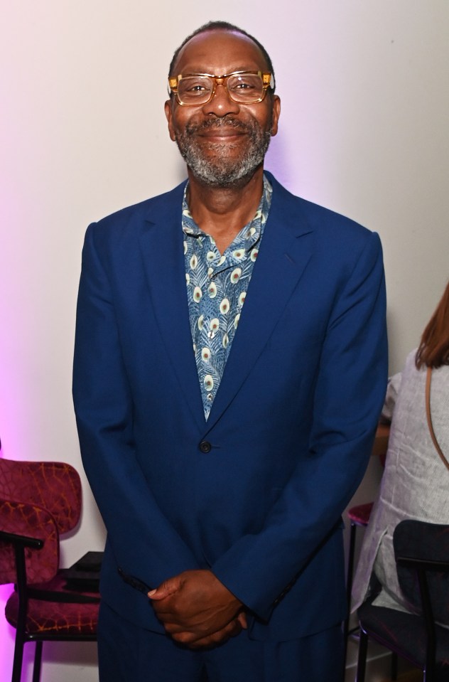Sir Lenny Henry at a press night after-party.