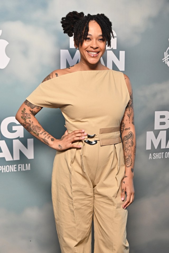 Yinka Bokinni at the London premiere of Stormzy's film "Big Man."