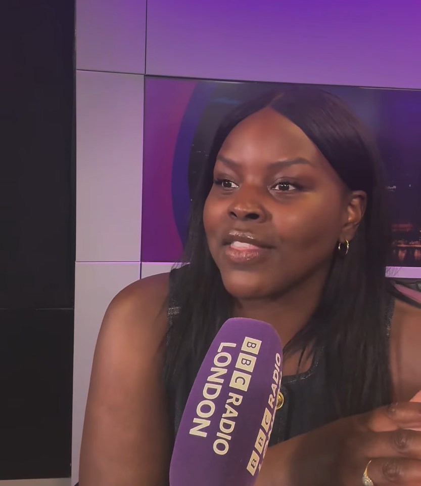 Tskenya Frazer in a BBC Radio London interview.