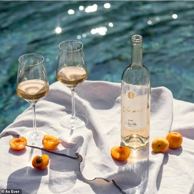 The Duchess of Sussex, 43, announced last month that she would be releasing a Napa Valley rosé wine (pictured) on July 1