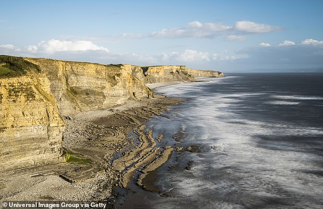 Mrs Williamson fell to her death from a 200ft cliff at Southerndown (stock image)