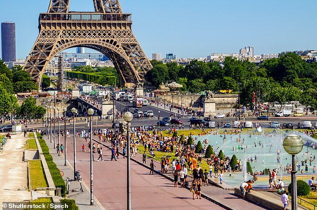 She addressed using poverty as an aesthetic: 'If you wouldn¿t take that photo in Paris or Tokyo, ask yourself why it feels acceptable in Ghana or Kenya' (pictured: the French capital)
