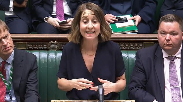 Tory leader Kemi Badenoch accused ministers of being 'driven not by principle but by panic', joking that Work and Pensions Secretary Liz Kendall 'looks as if she is being tortured'