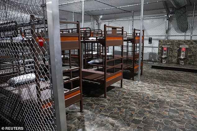 A general view at a temporary migrant detention center known as "Alligator Alcatraz"