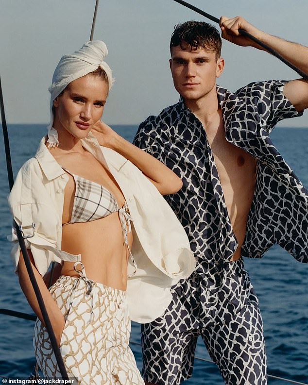 Draper (right) is a darling on and off the court and has been signed up by IMG models since 18