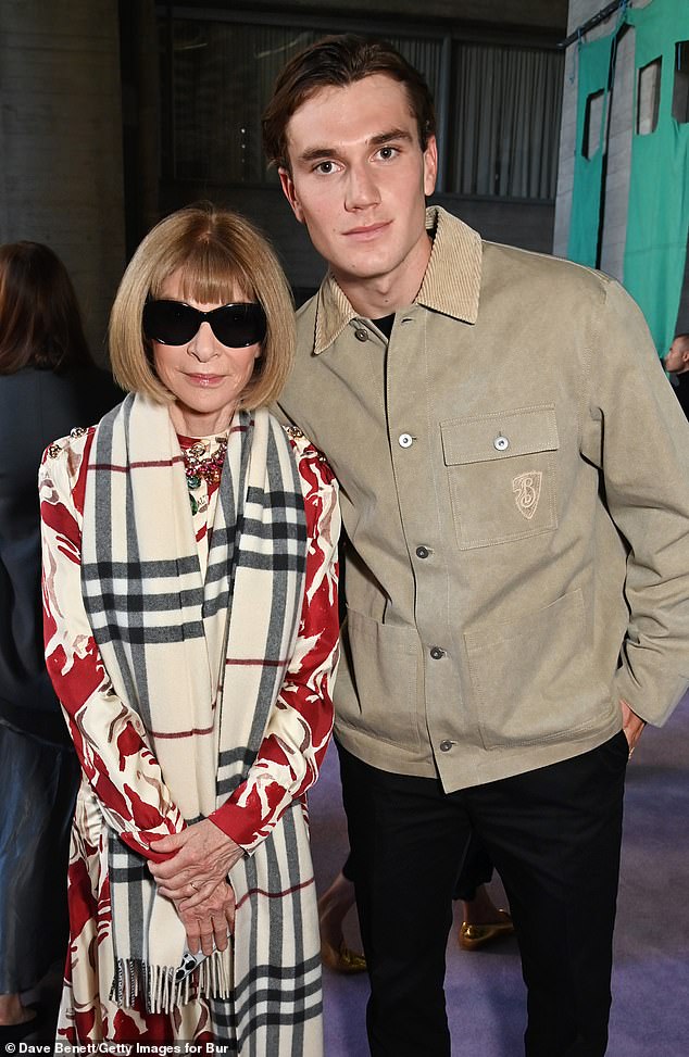 Anna Wintour, the most powerful woman in fashion, is a massive supporter of Draper (right)