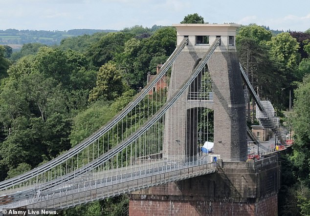 Other parts of their bodies were found in two suitcases on Bristol’s iconic Clifton Suspension Bridge on 10 July last year