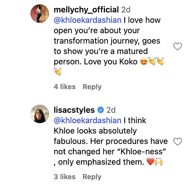 Still, Khloe had plenty of defenders in her corner
