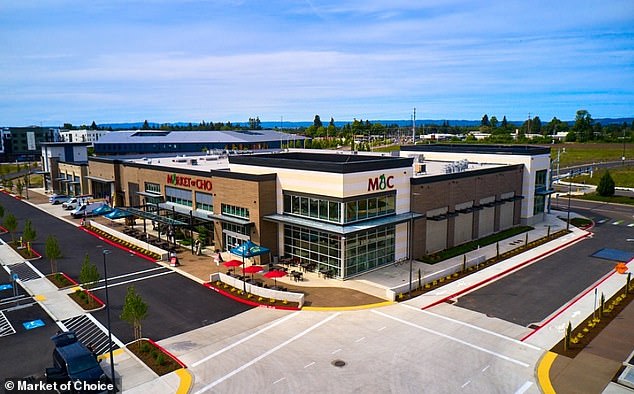 Wright took over the supermarket chain from his father and expanded the business to 12 locations across Oregon (file photo)