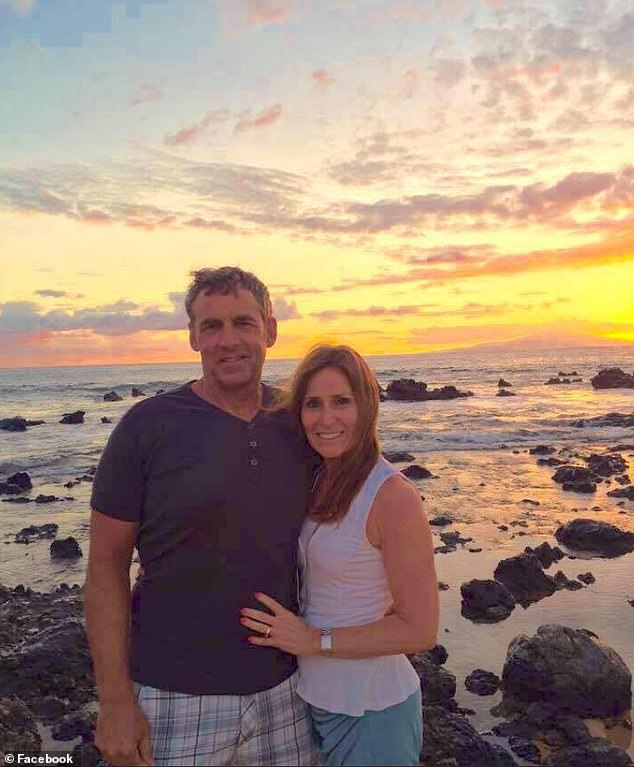 Wright is survived by his wife Debbie, their three children, two grandchildren, his siblings, and his mother (Pictured here with his wife in 2016)