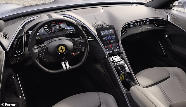 Ferrari Roma cockpit