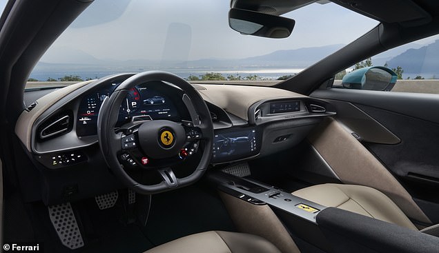 Ferrari Amalfi cockpit