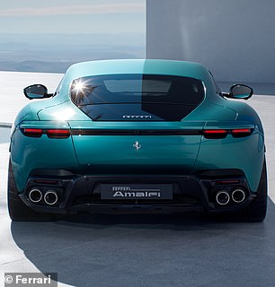 An active rear wing adds to the aerodynamic downforce to keep the new car grounded at speed