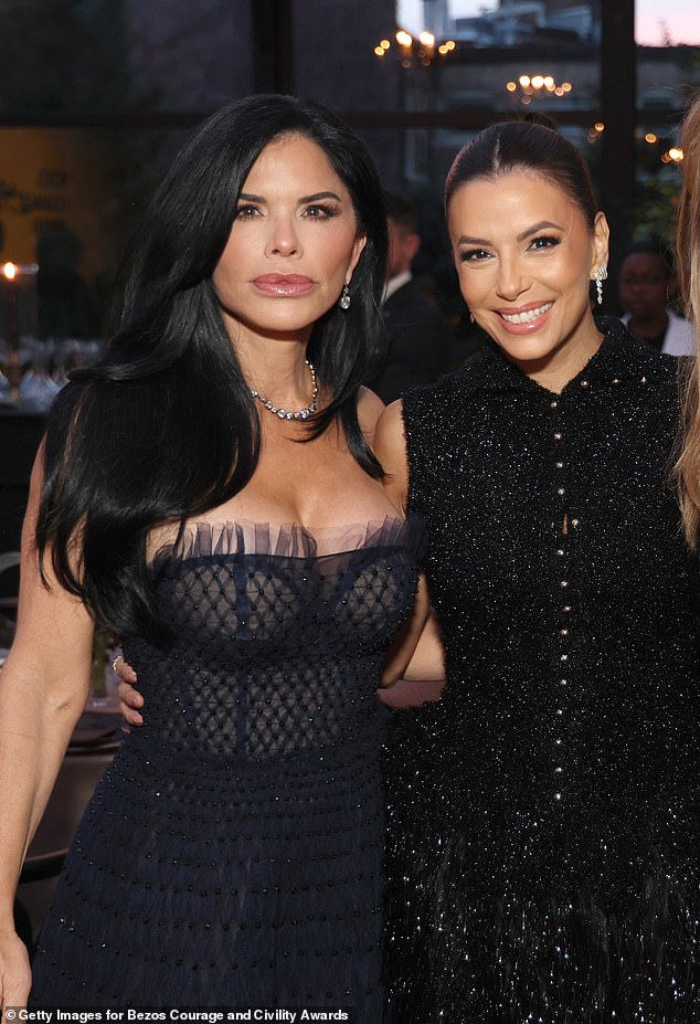 It turns out all is well within Longoria and Sánchez's friendship, as the actress was forced to miss the nuptials due to a scheduling conflict; pictured in 2024