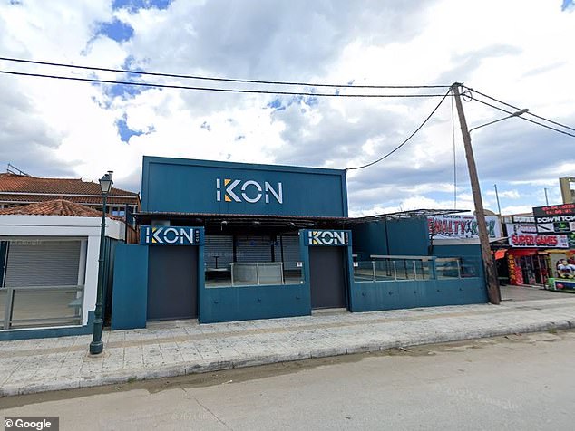 Pictured: Ikon club in Zante where Kai Roberts was a DJ