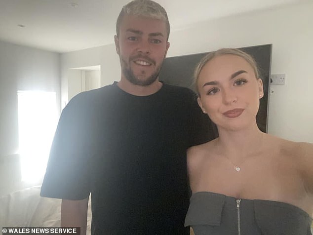 Following the crash, friends have rallied around to raise money for Roberts' care and more than £5,500 has been donated within 48 hours of a fundraiser set up by his girlfriend (pictured) going live