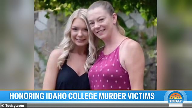 The one whose photographs he 'liked' the most was Maddie, pictured with her mother Karen Laramie