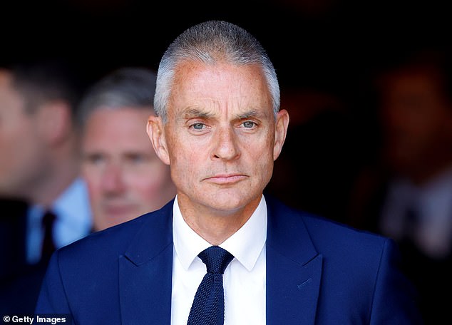 The BBC source said Ms Phillip's involvement would take the heat off director-general Tim Davie, pictured, who was at the festival