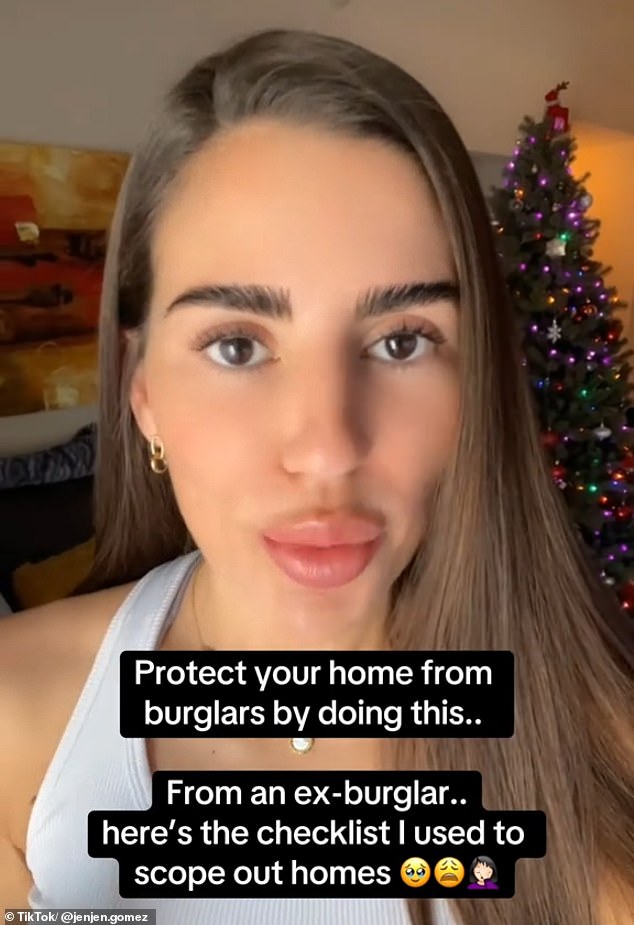Jennifer Gomez was jailed for 10 years for a string of burglaries in America. She has now turned her life around and is giving tips on how people can avoid falling victim to crooks