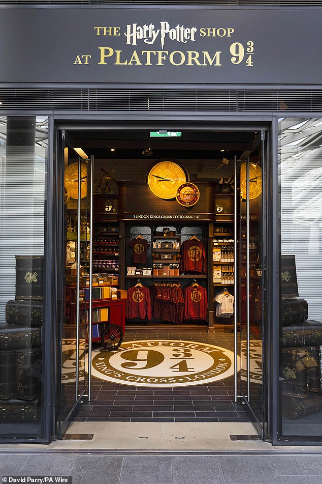 The Harry Potter shop at Platform 9¾ at King's Cross station is the only official London store