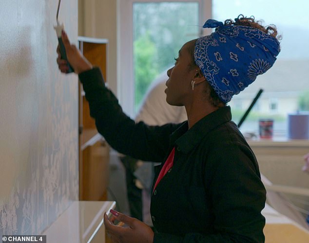 Lick of paint: Scarlette Douglas knows the importance of getting a property's interior right