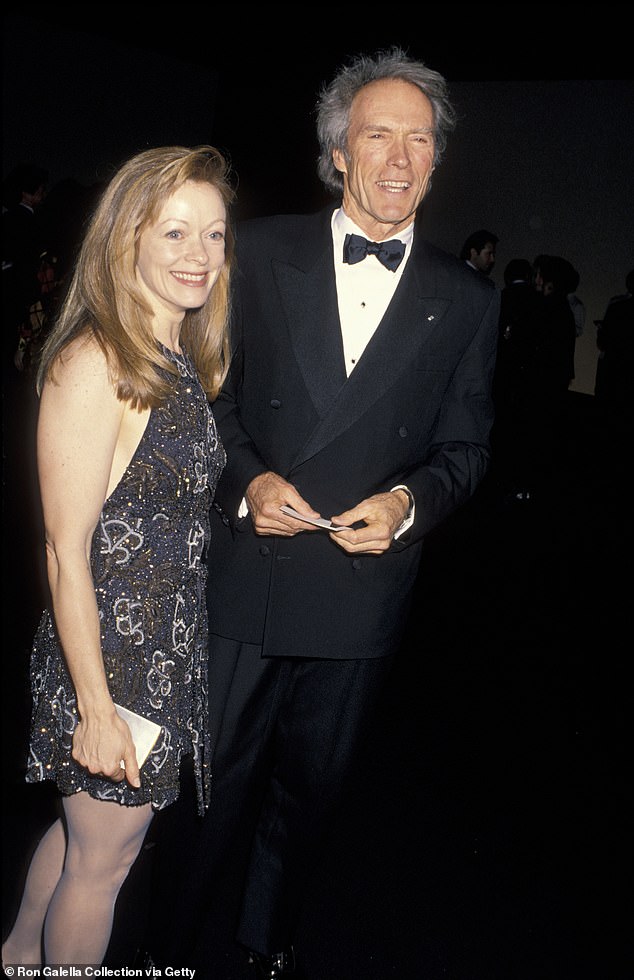 Frances Fisher and Clint Eastwood pictured in LA in November of 1993