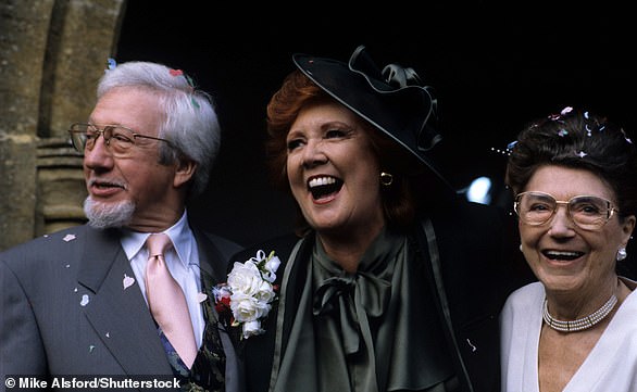 Four months later the couple said I do, with Cilla once again donning her finery to attend