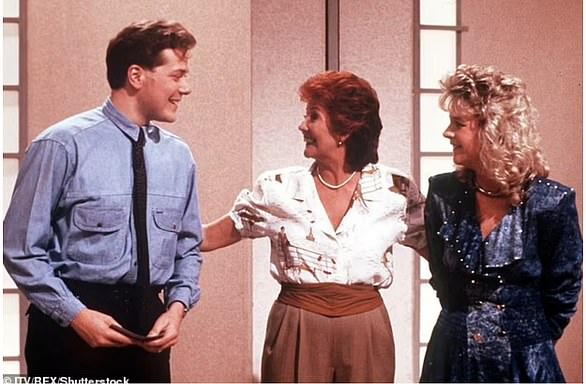 The couple are pictured on Blind Date in 1989 when Alex picked 'Number two Sue'