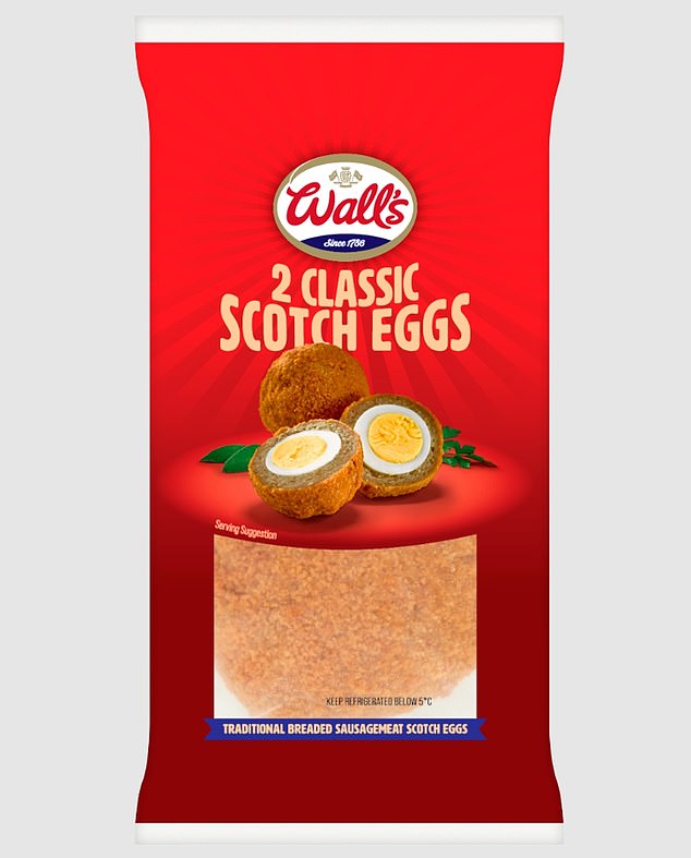 The recall concerns two products sold in most major supermarkets: Wall's The Classic Scotch Egg (113g) and Wall's 2 Classic Scotch Eggs (226g), both bearing a use-by date of 2 July 2025