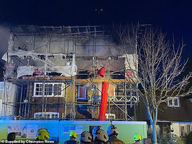 they went on to claim £16,000 towards scaffolding to make the property safe and around £140,000 for alternative accommodation and furniture from their insurers, Zurich